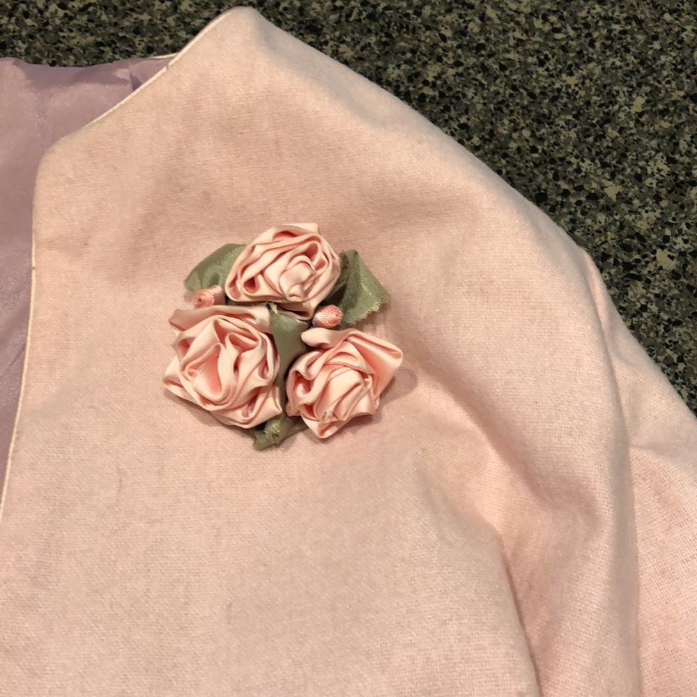 Vintage Pink Skirt Suit Handmade Size 20/22 - Picture 5 of 14
